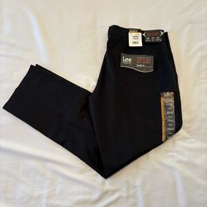 Lee Tri-Flex No Iron‎ Perform Stretch - Black - 34x30 - New with Tags